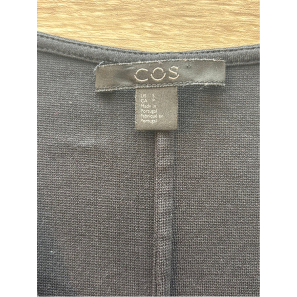 COS Womens Small Stretch-Jersey VNeck Tunic Dress Minimalist Modern Contemporary - Picture 8 of 14